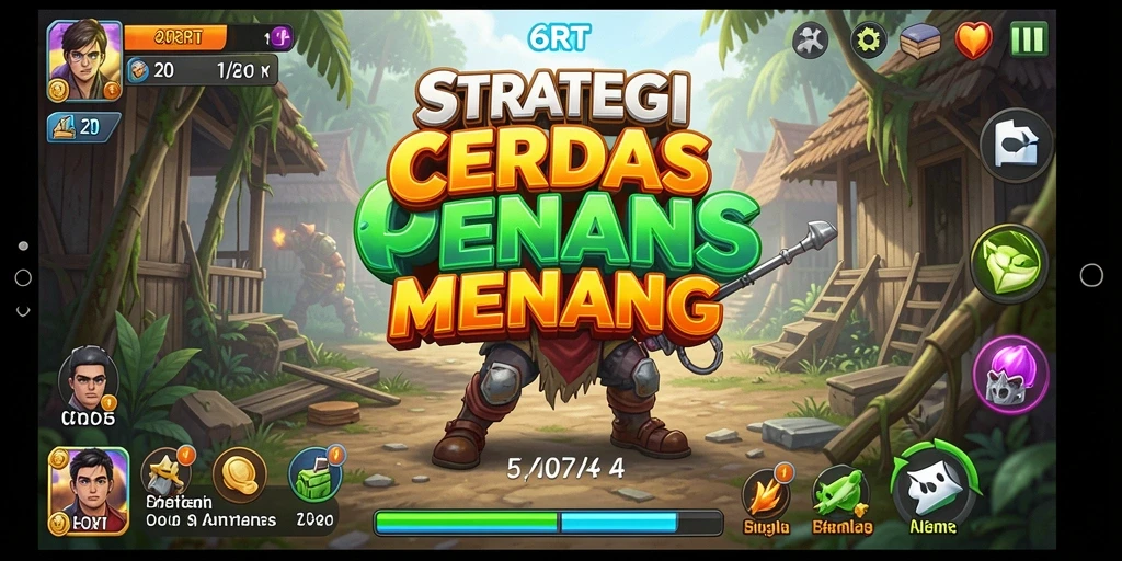 Tangkapan layar <strong>6RT</strong> menampilkan aksi pertempuran strategi intens.