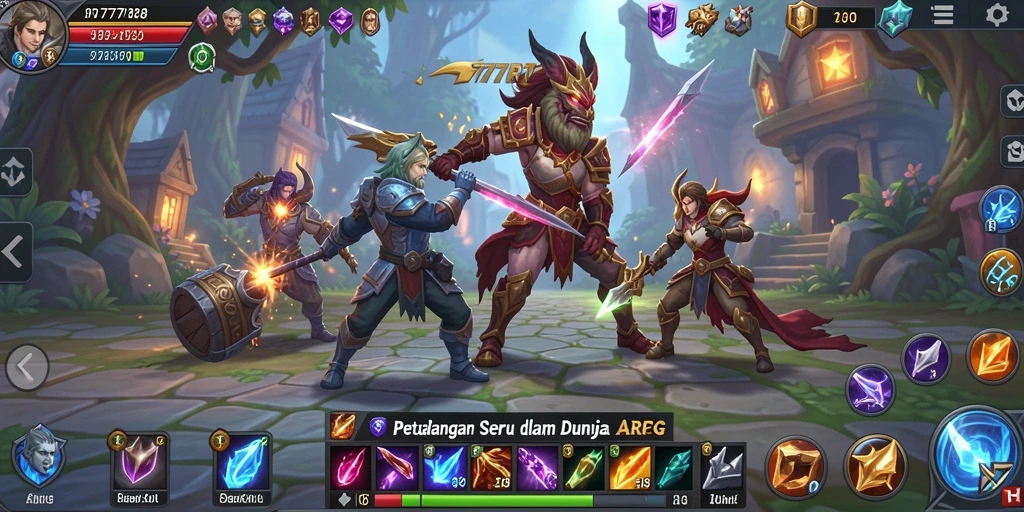 Screenshot gameplay ARPG yang menarik dan dinamis.