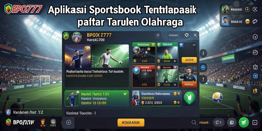 Screenshot BPO777 menampilkan pengalaman taruhan olahraga yang mendebarkan.