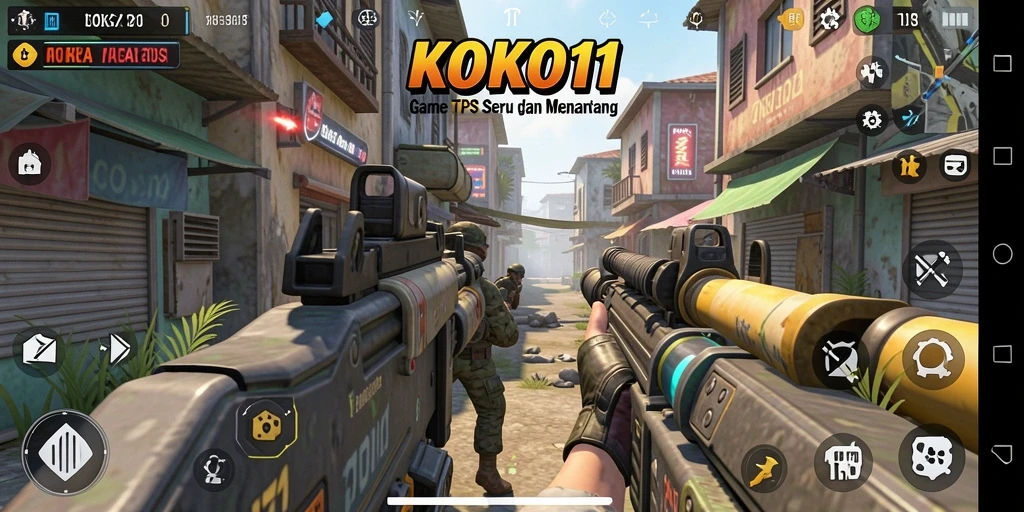 Tampilan gameplay KOKO11 yang penuh aksi dan strategi.