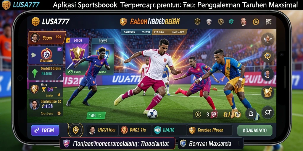 Tampilan gameplay LUSA777 saat memasang taruhan olahraga.