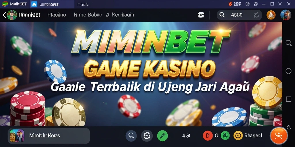Tampilan gameplay seru di MIMINBET dengan banyak pilihan permainan kasino.