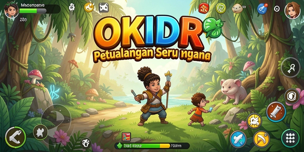Screenshot gameplay OKIDR menampilkan aksi petualangan yang menegangkan dan menarik.