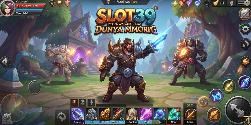 Tampilan menarik dari gameplay MMORPG SLOT39 yang seru.
